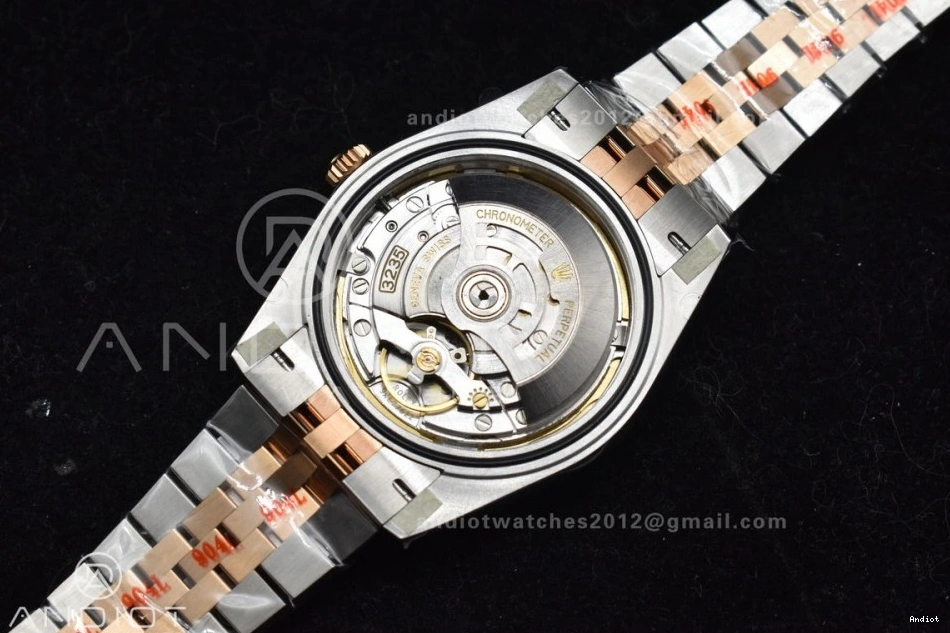 DateJust on Brown VR3235 SS Jubilee Bracelet 126333 Steel Stick Best Dial RG Edition 41 Clean 904L 1:1 0304
